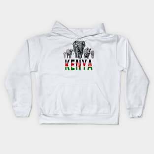 Africa's Big 5 Animals for Kenyans Kids Hoodie